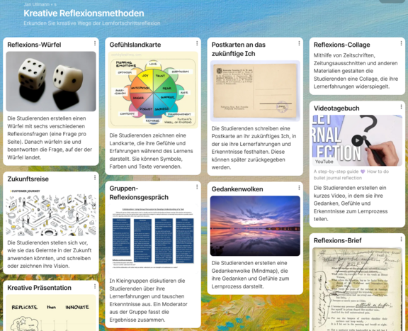 Kreative Reflexionsmethoden