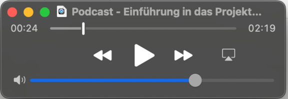Podcasts mit KI generieren Ansicht eines KI erstellten Podcasts